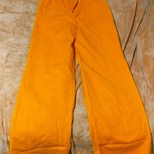 Zara Orange wide leg trousers